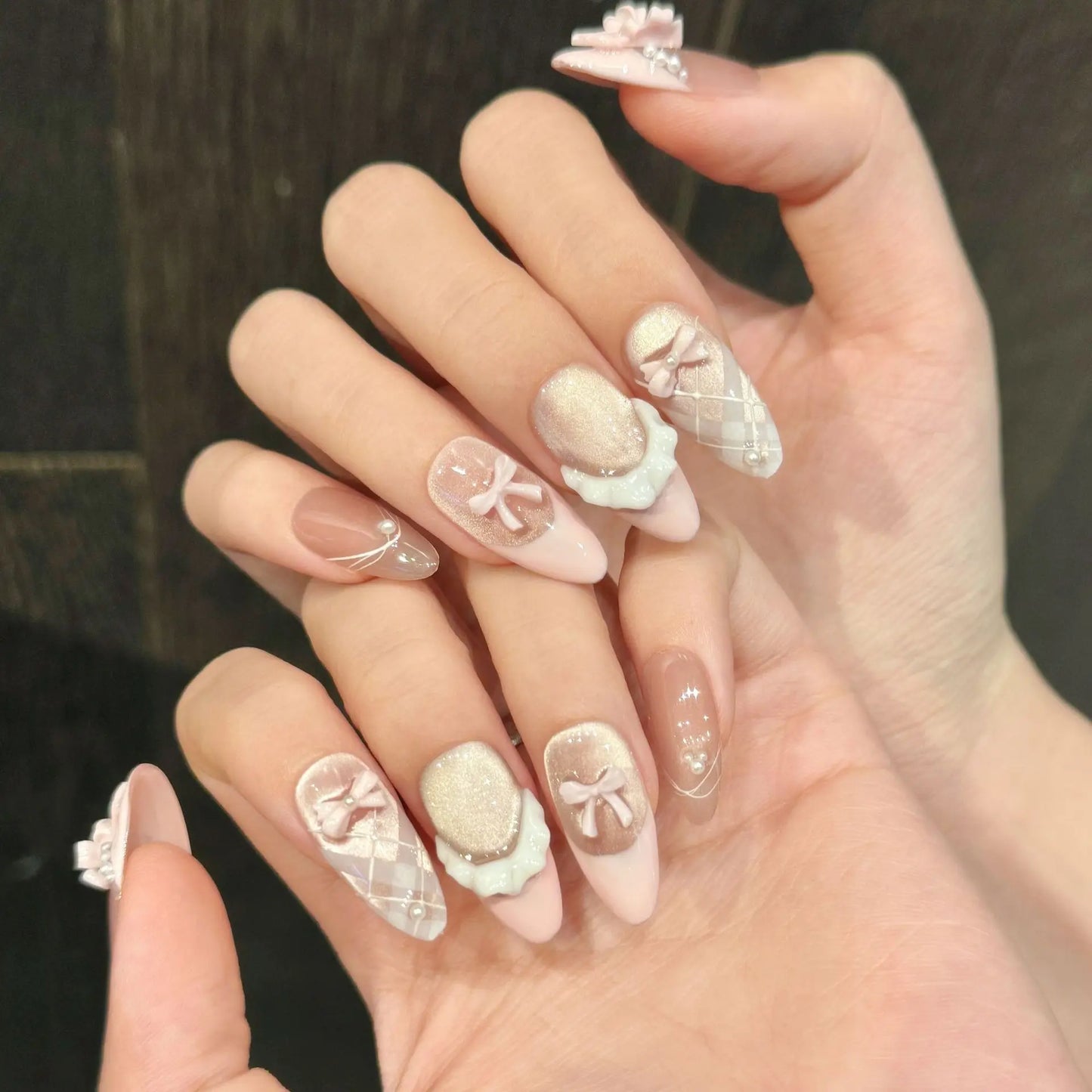 CharmMuseStudio™ 10px Handmade Douyin Press On Nails