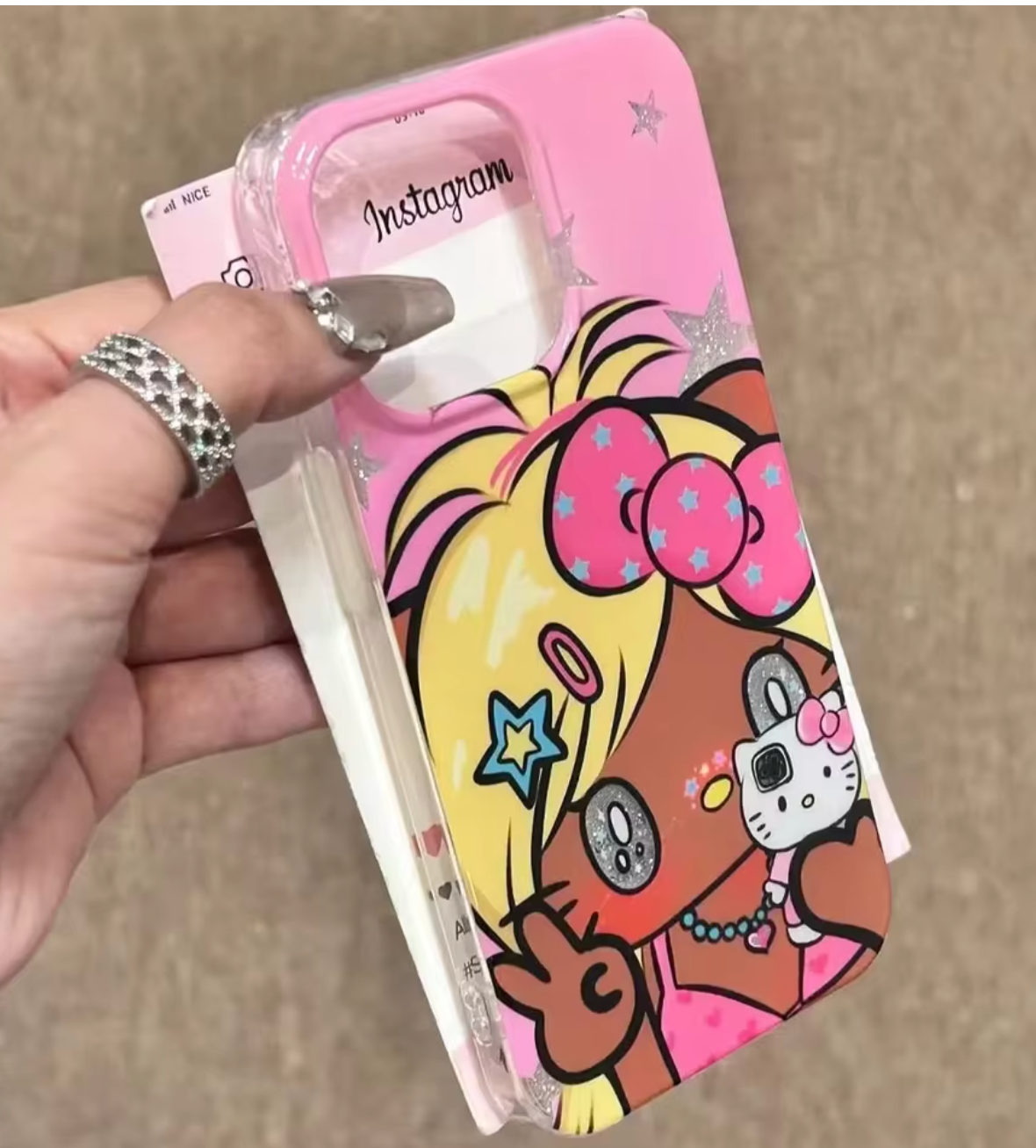 Charm Muse Studio™ Gyaru Style Hello Kitty Phone Case