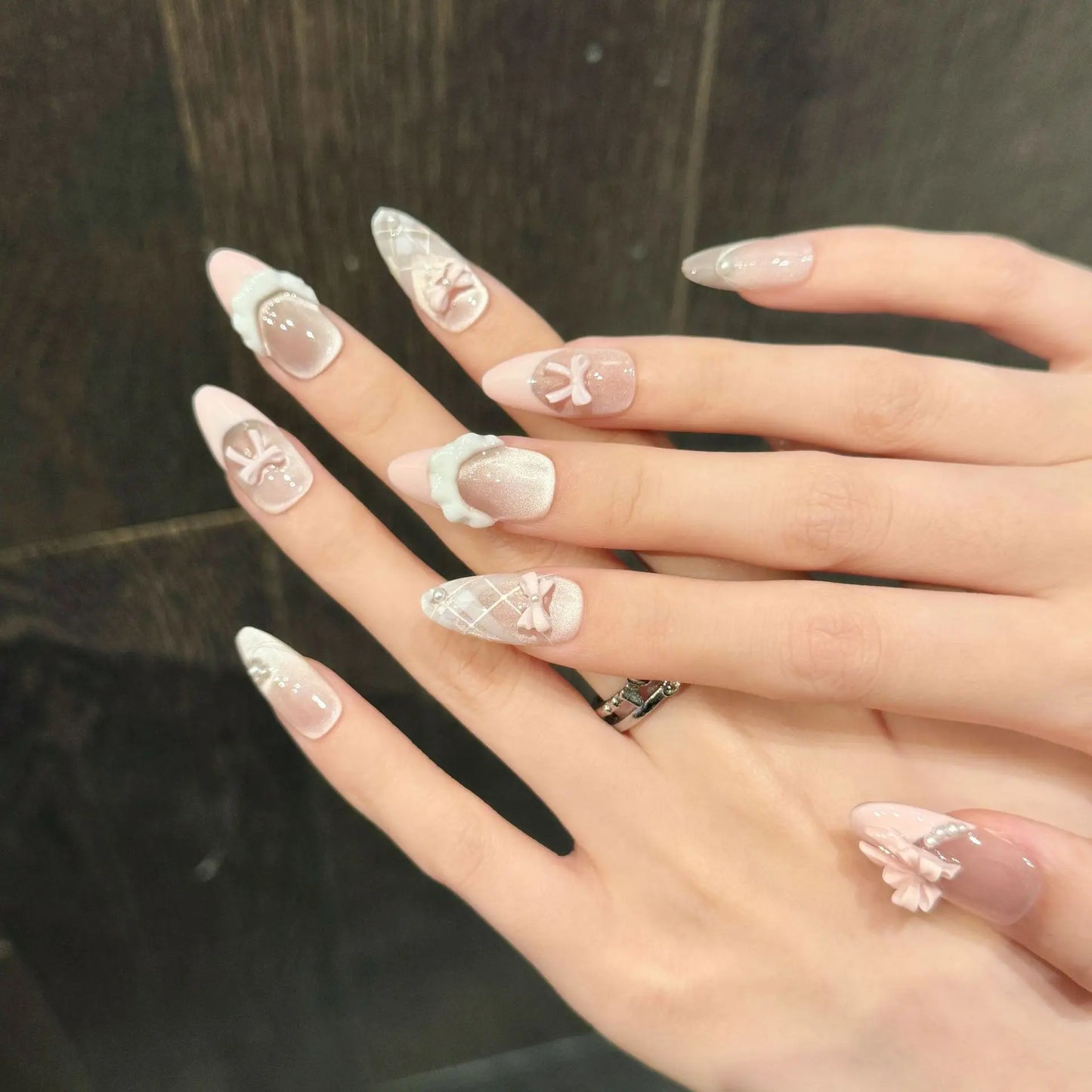 CharmMuseStudio™ 10px Handmade Douyin Press On Nails