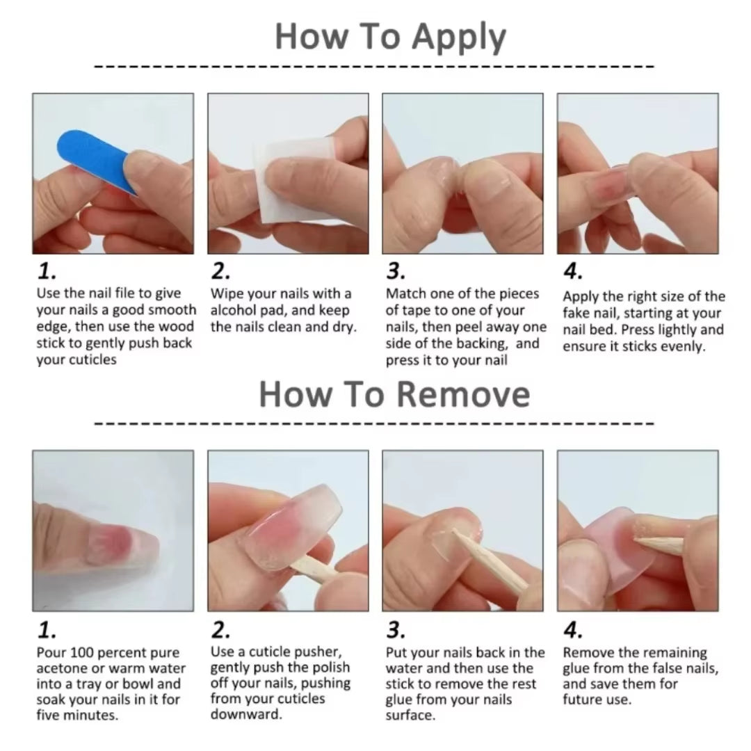 10Pcs Sweet Mid-Length Ballet False Nails Art Fashion Pink Cat Eye Lovely Bow Wearable Finished Nails Set Summer Acrylic Nails