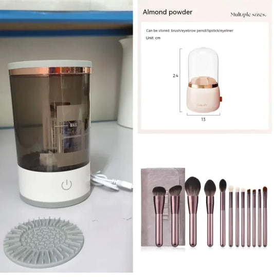 Charm Muse Studio Electric Double-use Paintbrush and Makeup Brush Cleaner