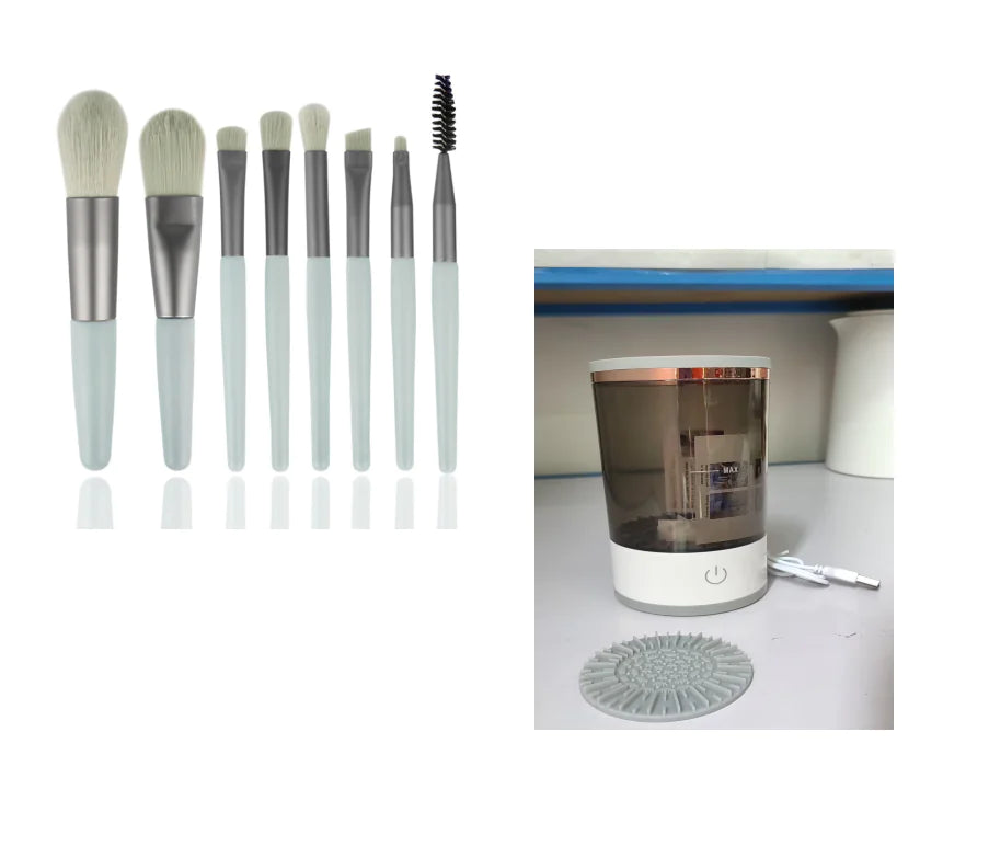 Charm Muse Studio Electric Double-use Paintbrush and Makeup Brush Cleaner