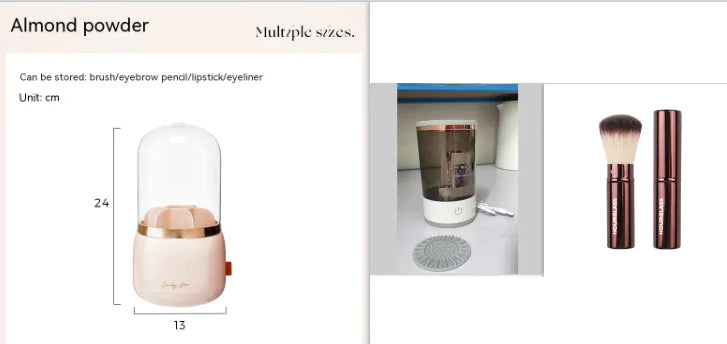 Charm Muse Studio Electric Double-use Paintbrush and Makeup Brush Cleaner