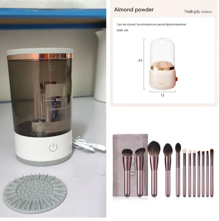 Charm Muse Studio Electric Double-use Paintbrush and Makeup Brush Cleaner